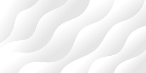 Abstract white and light gray wave modern soft luxury texture with smooth and clean vector subtle background illustration.	