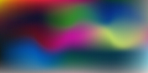 Abstract gradient background with grainy texture abstract glowing color wave backdrop noise texture banner poster header design turquoise gradient noisy grain background texture