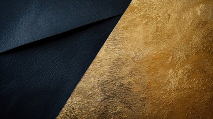Background of gold and black paper with space available for text or image
