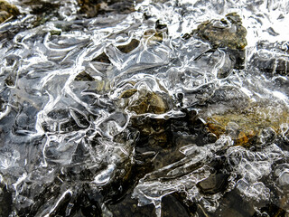 The ice to stream, winter