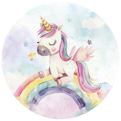 Unicorn's sleeping on the cloud