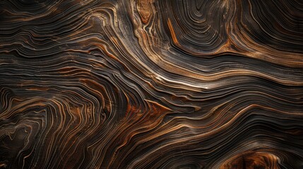 Abstract dark background with wooden pattern grain for fashion media advertising website design