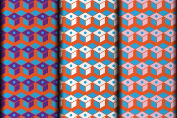 Vector eps seamless pattern design element template.