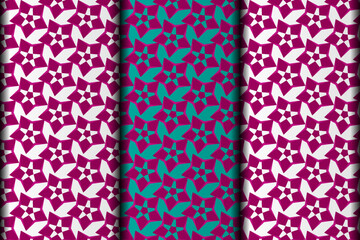 Vector eps seamless pattern design element template.