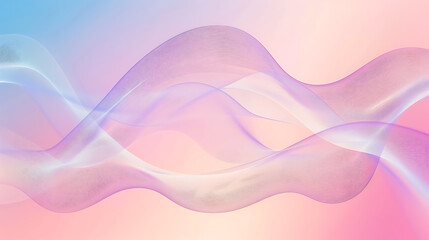 Fototapeta premium Dreamy Pastel Waveforms