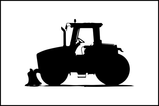 black silhouette road roller on white background clip art preview