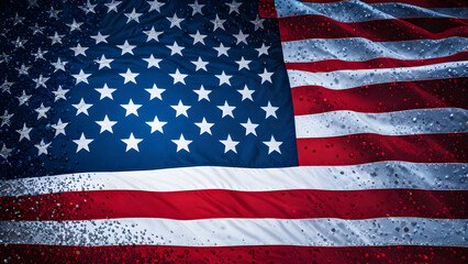Obraz premium Fourth of July concept wallpaper, Independence day concept background, AI generated