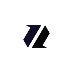 abstract letter N logo