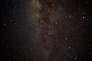 The galactic center of the Milky Way as seen from Lalomanu, Samoa