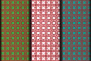 Vector eps seamless pattern design element template.
