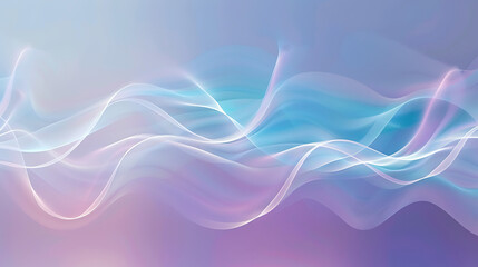 Fototapeta premium Pastel Ocean Breeze Waveforms