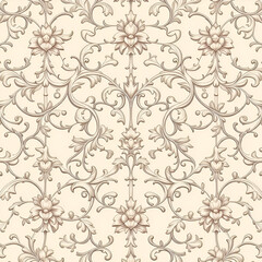 Fototapeta premium seamless floral background