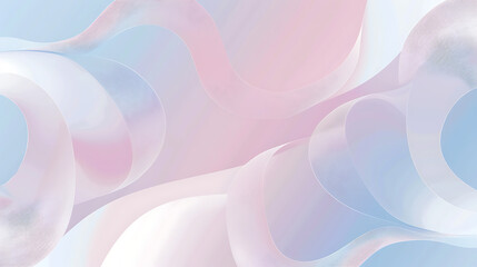 Vibrant Soft Abstract Lines on Gradient Background