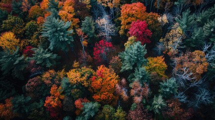 Fototapeta premium Connecticut forests during autumn