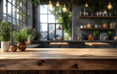empty white wooden bar counter background, in the style of blurred forms, kitchen still life, urban landscape