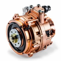 Copper-Colored Automotive Engine Component. Generative ai