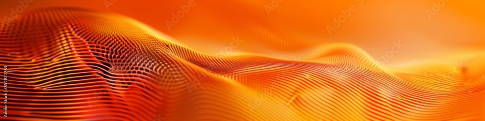 Aufkleber vibrant tangerine orange tech minimalist business background with subtle abstract elements, creating