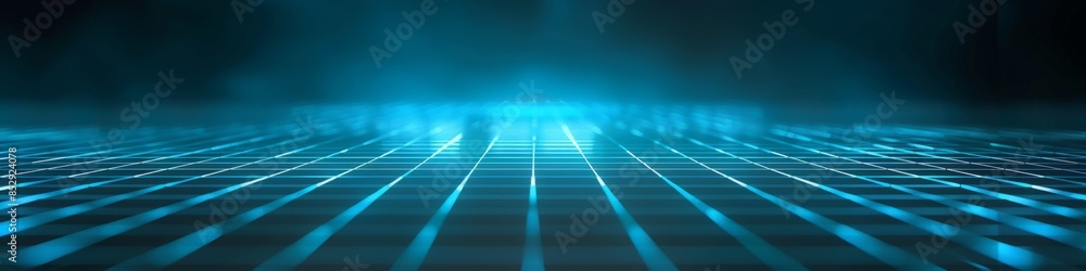 Aufkleber bright cyan minimalist tech background with faint grid patterns, providing a fresh and lively modern