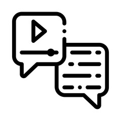 talk line icon