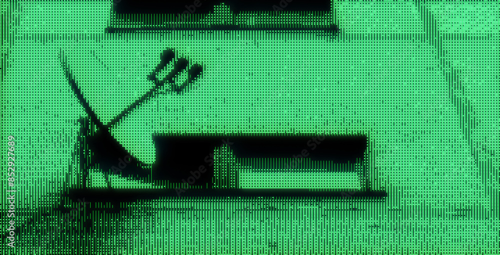 Poster 4k beautiful background with retro cctv or vhs pixelate noise effect. abstract blurred grainy gradie