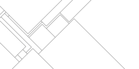 Abstract white black colors with lines pattern of modern geometric architectural concept, Abstract monochrome elegant geometric background business and technology concept background.
