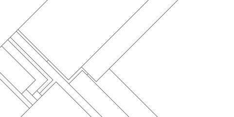 Abstract white black colors with lines pattern of modern geometric architectural concept, Abstract monochrome elegant geometric background business and technology concept background.