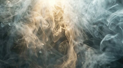 Obraz premium Motion effect created by a shining light amidst smoke