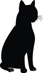 Silhouette Black Horror Cat