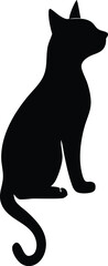 Silhouette Black Horror Cat