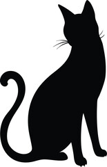 Silhouette Black Horror Cat