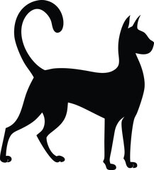 Silhouette Black Horror Cat