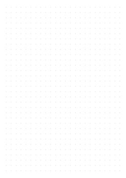 Dotted Grid Realistic paper sheet in A4 format Template