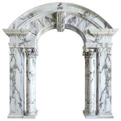 Naklejka premium greek column isolate on whit background