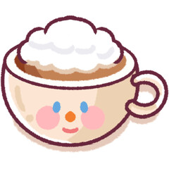 Designed with super cute and newest 2024 coffee cake decoration stickers