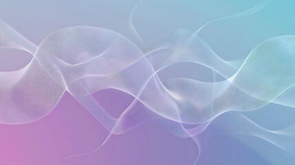 Soothing Abstract Digital Waves with Subtle Gradient