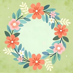 Fototapeta premium background with flowers