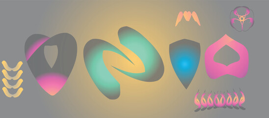 Abstract creative notebook cover template design. Geometric pattern background, vector abstract shapes and lines art for covers, catalogs, posters design