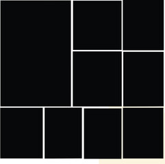 Collage templates vector