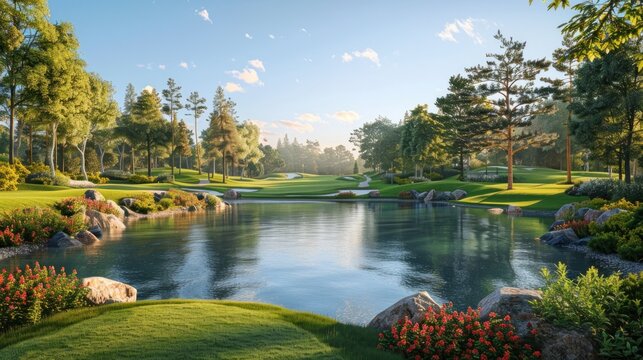 A course design that adapts to its natural surroundings not only creates an exciting playing experience but also beautifies the surrounding environment.