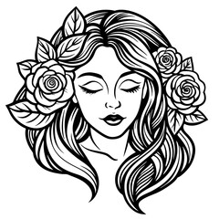 create-a-serene-line-art-illustration-of-a-woman