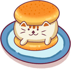 Cute dessert cake graphics