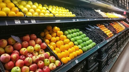 Lauderdale-by-the-Sea, The fruit section at Publix supermarket.
