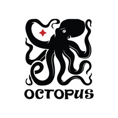 octopus and star with square shape