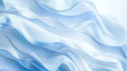 Naklejka premium Abstract gradient wavy background in white and blue