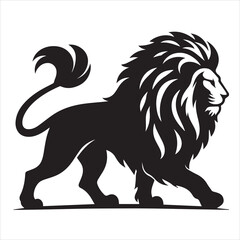 High-Quality Lion Vector Silhouette Illustrations