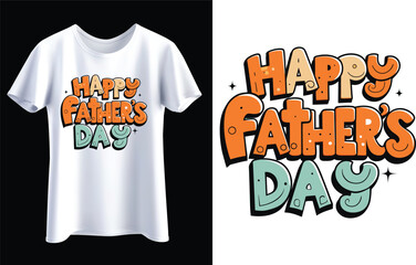 fathers Day t-shirt design template  