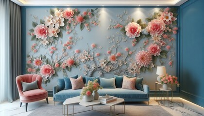 Decorated Wall Background