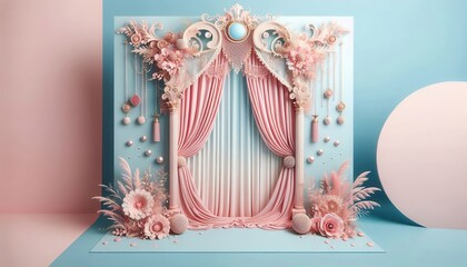 Decorated Wall Background