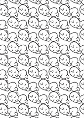 Sleeping baby sleamless 