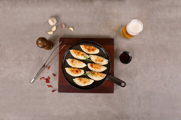 Korean Dumpling, Gyoza, Mandu, Dimsum